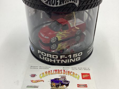 2003 Hot Wheels Oil Can Truck Series 1 7000 Ford F-150 Lightning Red HTF Hobby Exclusive Online