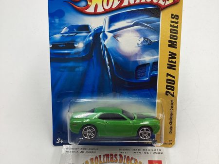 2007 Hot Wheels New Models #1 Dodge Challenger Concept Green PR5 Wheels 39D Sale