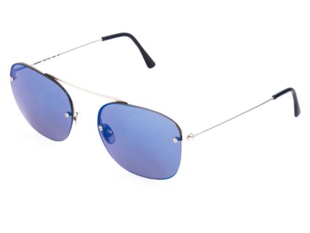 Unisex Sunglasses LGR MAASAI-SILVER-00 ø 54 mm Online Hot Sale