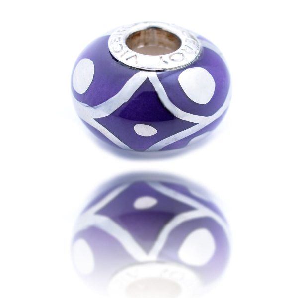 Ladies  Beads Viceroy VMM0280-17 Purple 1 cm Online Sale