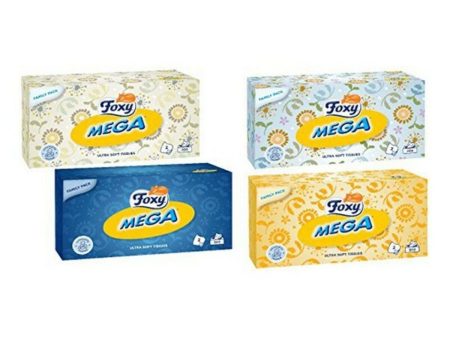 Tissues FACIAL MEGA Foxy 857-0140 (200 uds) Supply