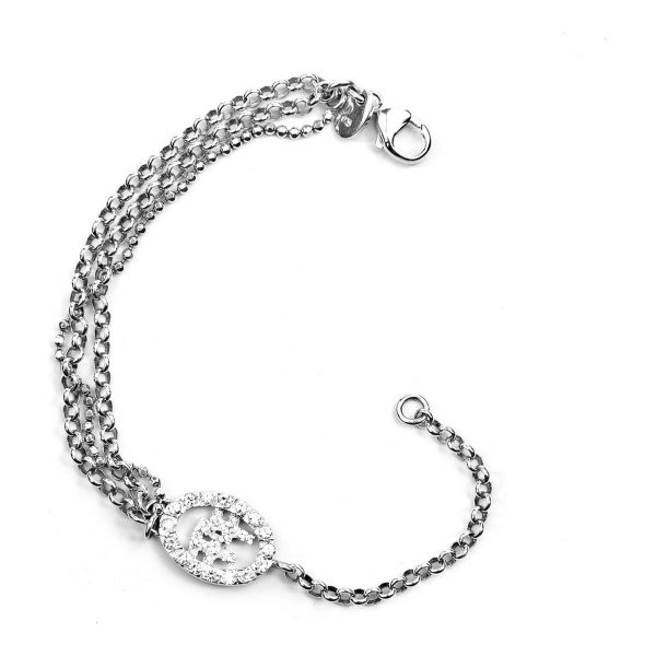 Ladies  Bracelet Folli Follie 3B7S046CM 18 cm Supply