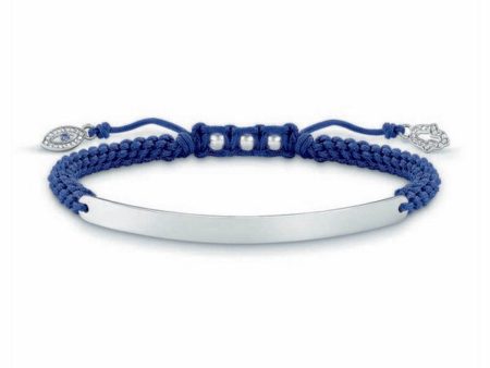 Ladies  Bracelet Thomas Sabo LBA0066-897-1 16 - 19 cm Silver Blue 21 cm Supply