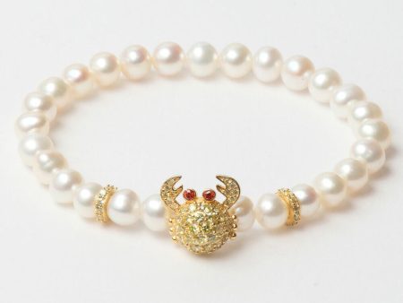 Ladies  Bracelet Lancaster JLA-BR-CRAB-6-WH 16 mm Supply