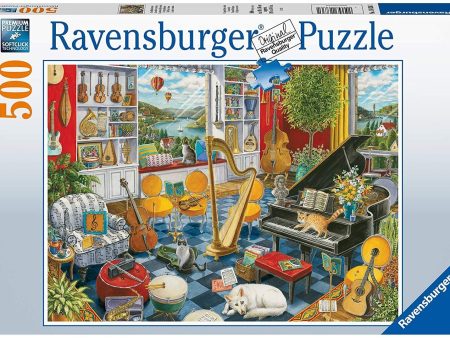 RAVENSBURGER THE MUSIC ROOM 500PC Hot on Sale