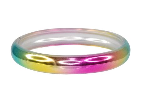 METALLIC RAINBOW BANGLE Hot on Sale