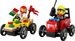 60458 LEGO CITY Pizza vs. Fire Truck Race Car Pack Online Hot Sale