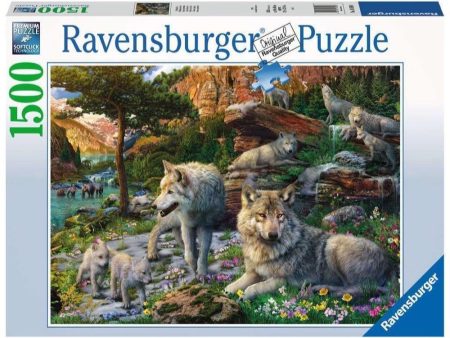 RAVENSBURGER WOLVES IN SPRING 1500PC Online Sale