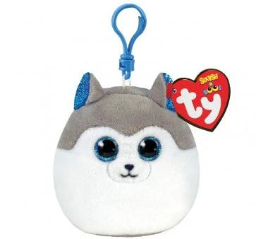 TY SQUISHY BEANIES  CLIP SLUSH HUSKY For Sale