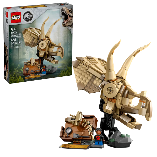 76969 LEGO JURASSIC WORLD Dinosaur Fossils: Triceratops Skull For Cheap