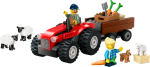 60461 LEGO CITY Red Farm Tractor with Trailer & Sheep Sale