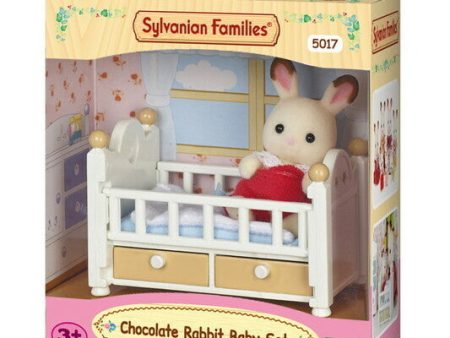 SYLVANIAN FAMILIES CHOCOLATE RABBIT BABY SET Cheap