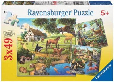 RAVENSBURGER FOREST ZOO & PETS 3X49 Online now