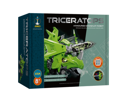 TRICERATOPS - ARMOURED DINOSAUR ROBOT For Cheap